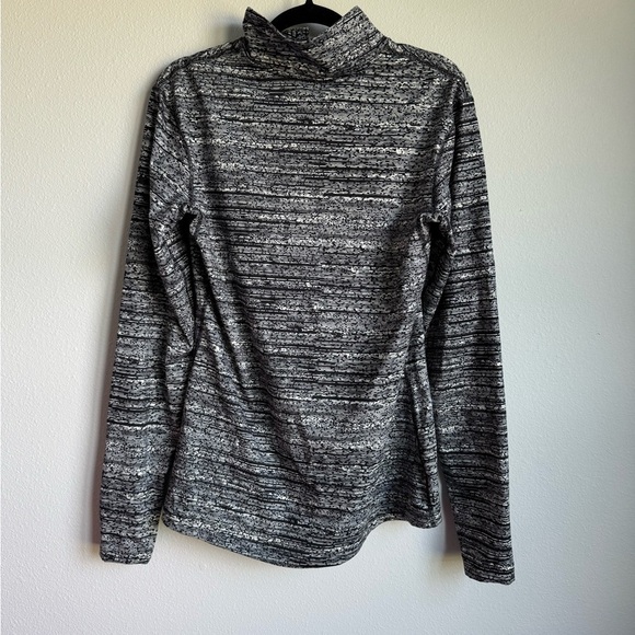 Nike women's Black and Gray Zip-Up Sweater - Picture 3 of 3